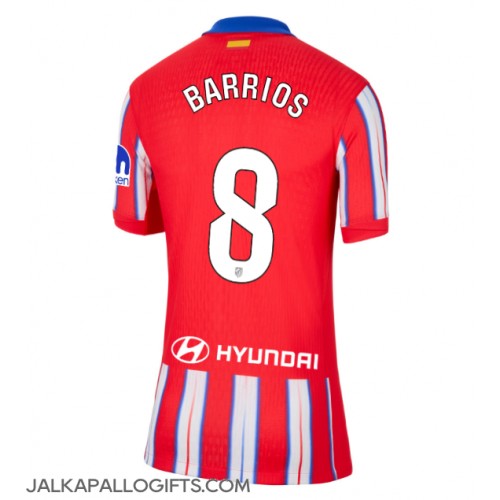 Atletico Madrid Pablo Barrios #8 Kotipaita Naiset 2024-25 Lyhythihainen